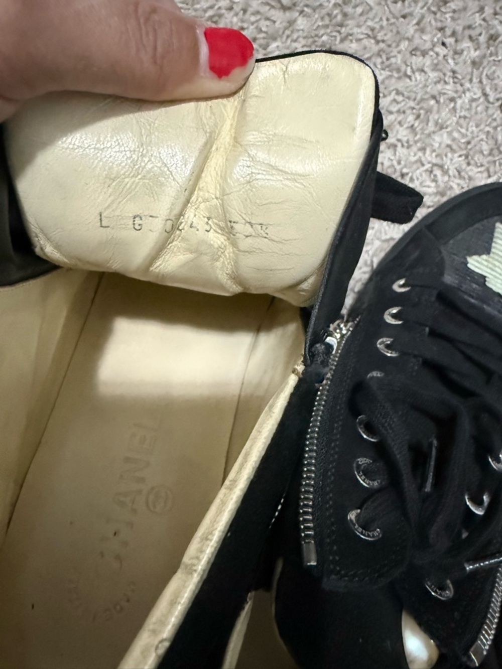 High-Top Chanel  Sneakers - Picture 5 of 7